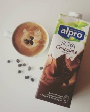 Cappuccino με Γάλα Σόγιας