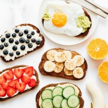 Healthy Toast Κόκκινα Φρούτα
