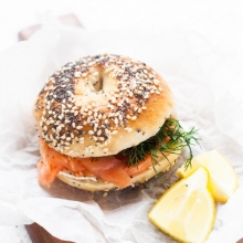 Bagel με Σολομό, Φιλαδέλφεια και Ανηθο