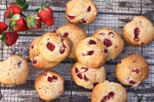 Cookies Φράουλα