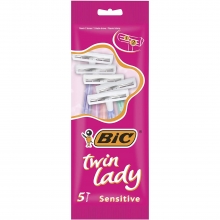 Bic Twin Lady Ξυραφάκια 2 Λεπίδες 5τμχ