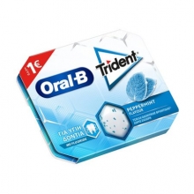 Trident Oral B Τσίχλες Peppermint 17gr