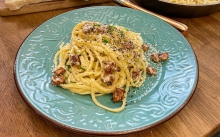 Funghi Bacon Pasta