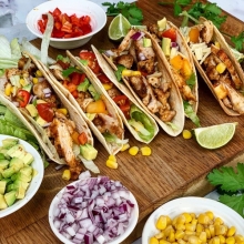 Tacos Σνίτσελ Κοτόπουλο