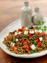 Σαλάτα Mushroom Lentils