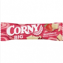 Corny Μπάρα Δημητριακών Strawberry - White Choco 50gr