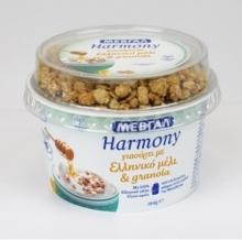 Μεβγάλ Harmony Επιδόρπιο Γιαουρτιού 1% Μέλι και Granola 165gr