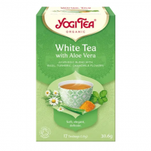 Yogi Tea White Tea με Αλόη 17 Φακελάκια