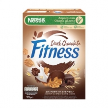 Nestle Fitness Ολικής Άλεσης με Μαύρη Σοκολάτα 375gr
