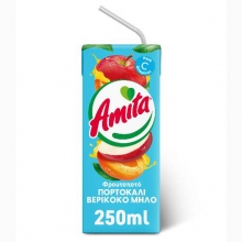 Amita Πορτοκάλι - Βερίκοκο - Μήλο 250ml