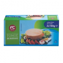 FC Τόνος σε Ηλιέλαιο Τεμαχισμένος (2x160gr)