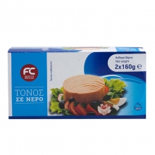 FC Τόνος σε Νερό Τεμαχισμένος (2x160gr)
