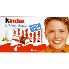 Kinder Σοκολάτα 8 τεμάχια (100gr)
