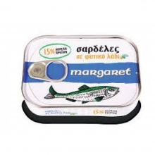 Margaret Σαρδέλες Hot σε Φυτικό Λάδι (125gr)