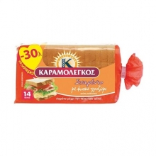 Καραμολέγκος Ψωμί του Τοστ Σταρένιο (340gr)