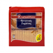Παπαδοπούλου Φρυγανιές Σταρένιες (225gr)