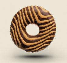 Donut με Γέμιση Καραμέλας