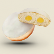 Donut με Γέμιση Λευκής Κρέμας