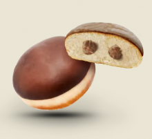 Donut με Γέμιση Πραλίνας