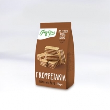 Γκοφρετάκια με Γέμιση Κρέμα Κακάο