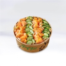 Σαλάτα Πέννες Ολικής Βρώμη Σολομός