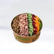 Σαλάτα με Φακές Φαρσάλων και Τόνο