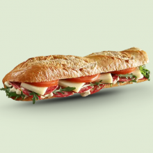 Μπαγκέτα Σαλάμι Αέρος και Γραβιέρα Κρήτης