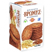 Βιολάντα Μπισκότα Βρώμης με Λιναρόπσορος (200gr)