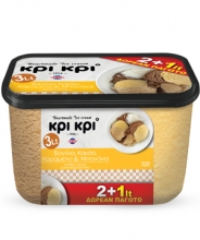 Παγωτό Κρι - Κρι Βανίλια - Κακάο - Καραμέλα - Μπανάνα (3lt)