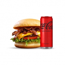 1 Cheeseburger Menu + 1 Αναψυκτικό 330ml επιλογής