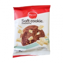 Panini Soft Cookie Σοκολάτας με Κομμάτια Λευκής Σοκολάτας 80gr