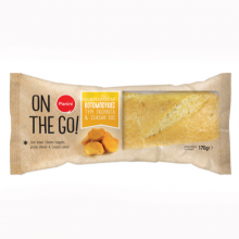 Panini Καλαμποκόψωμο με Κοτομπουκιές, Gouda και Caesar Σως