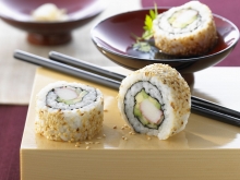 Inside Out Roll Salmon Avocado