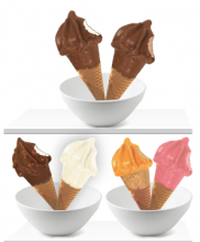 Κρι Κρι Παγωτίνι Πυραυλάκι Σοκολάτα Υγείας (τεμάχιο)