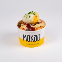 Mini Pancakes με 4 Τυριά και Μοσχαρίσιο Μπέικον