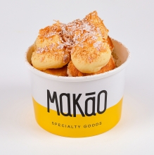 Mini Pancakes με Χειροποίητη Κρέμα Μπουγάτσα