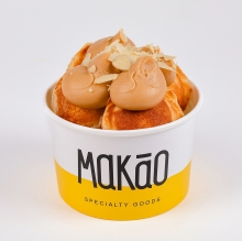 Mini Pancakes με Χειροποίητη Κρέμα Πραλίνα, Αμύγδαλο και Φουντούκι