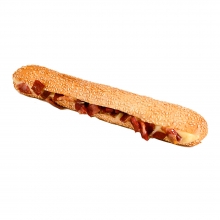 Κουλούρι με Κρέμα 4 Τυριά και Μπέικον