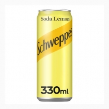 Schweppes Soda Water Lemon 330ml