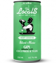 The Locals Silent Muse Gin με Γεύση Αγγούρι και Yuzu 250ml