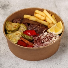 Ντονέρ Bowl Γύρος Κοτόπουλο Μισή Μερίδα