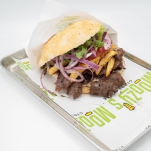 Μπαγκέτα με Κεφτεδάκια