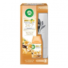 Airwick Συσκευή Ψεκασμού Freshmatic με Άρωμα Βανίλια και Σανδαλόξυλο 250ml