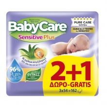 Babycare Μωρομάντηλα 3x54τμχ