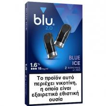 Blu 2.0 Pods Blue Ice 1.6% 2τμχ - 6.00€