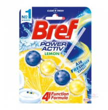 Bref Καθαριστικό Τουαλέτας WC Block Power Activ Lemon 50gr