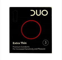Duo Προφυλακτικά Extra Thin 3τμχ