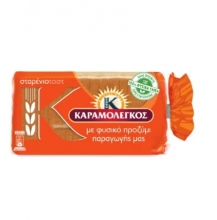 Καραμολέγκος Mini Ψωμί Τοστ Σταρένιο 340gr