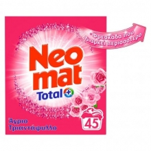 Neo Mat Σκόνη Πλυντηρίου Total Άγριο Τριαντάφυλλο (45μεζ)