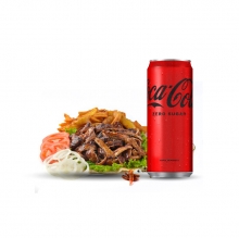 1 Μπριζολάκι Χοιρινό Μερίδα + 1 Coca-Cola 330ml επιλογής